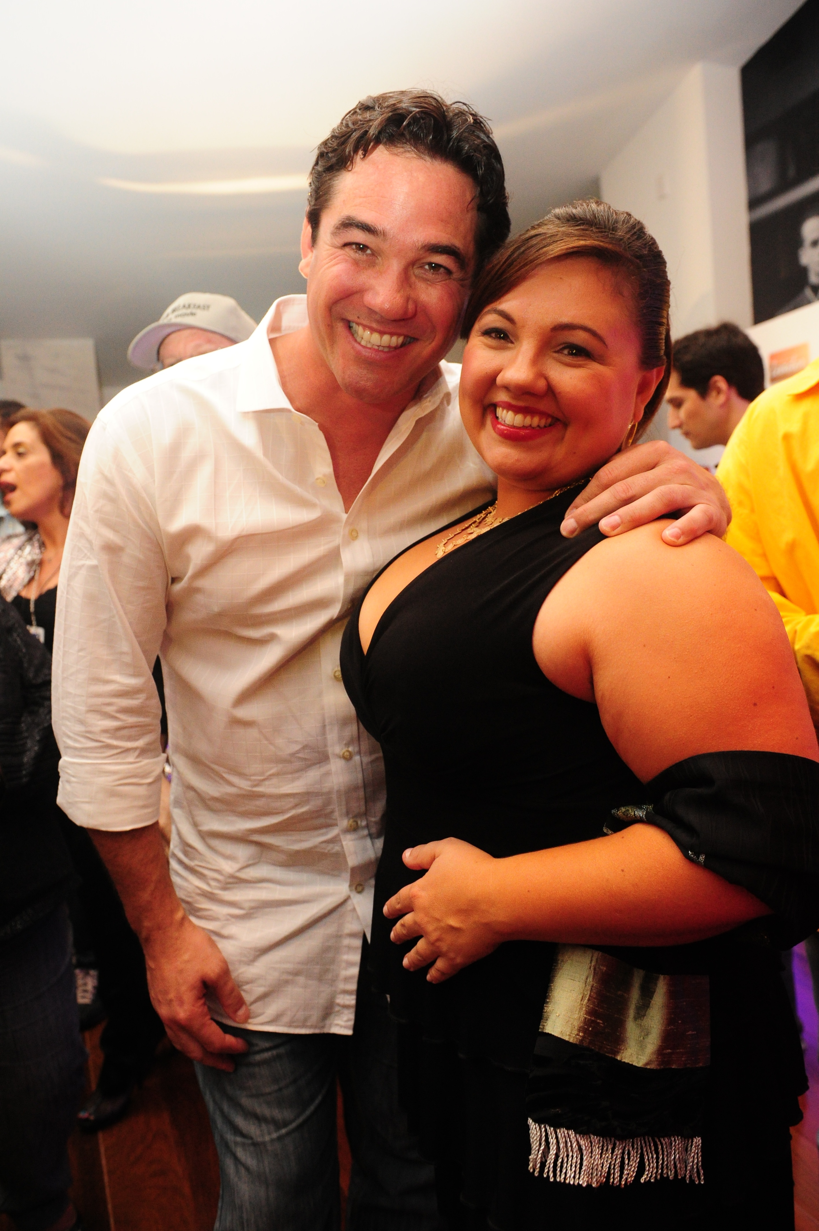 Dean Cain and Emily Nelson at the premier for Amor Por Ascaso or Bed & Breakfast in Rio De Janeiro. 2010