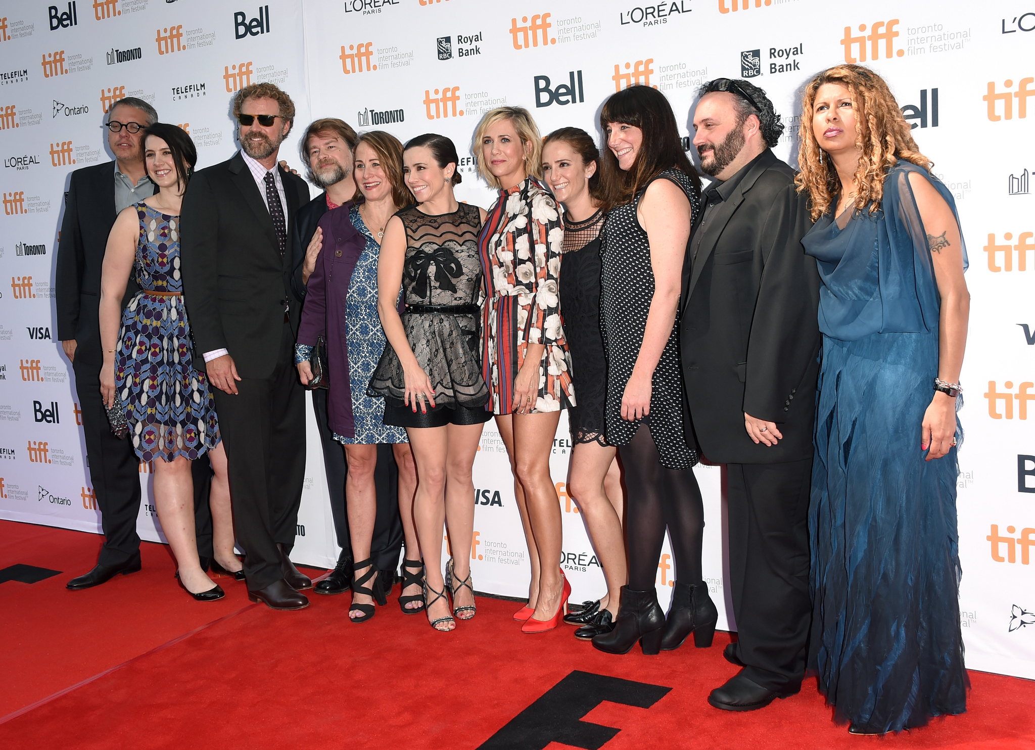 Will Ferrell, Linda Cardellini, Adam McKay, Shira Piven, Kristen Wiig, Jessica Elbaum, Eliot Laurence, Margot Hand and Brenda Gilbert at event of Welcome to Me (2014)