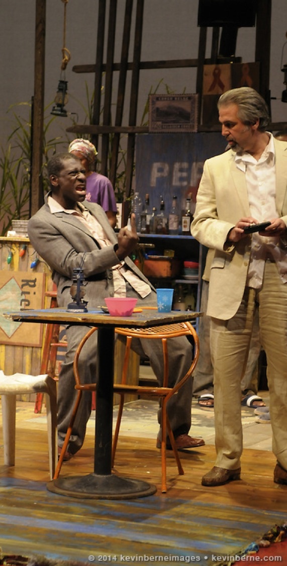 Oberon K.A. Adjepong as Christian in RUINED at the La Jolla Playhouse.