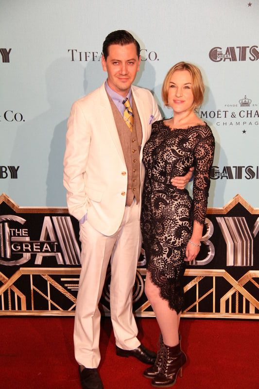 Hamish Michael and Kate Mulvany at the Australian Premiere of The Great Gatsby at Fox Studios in Sydney on May 22, 2013.