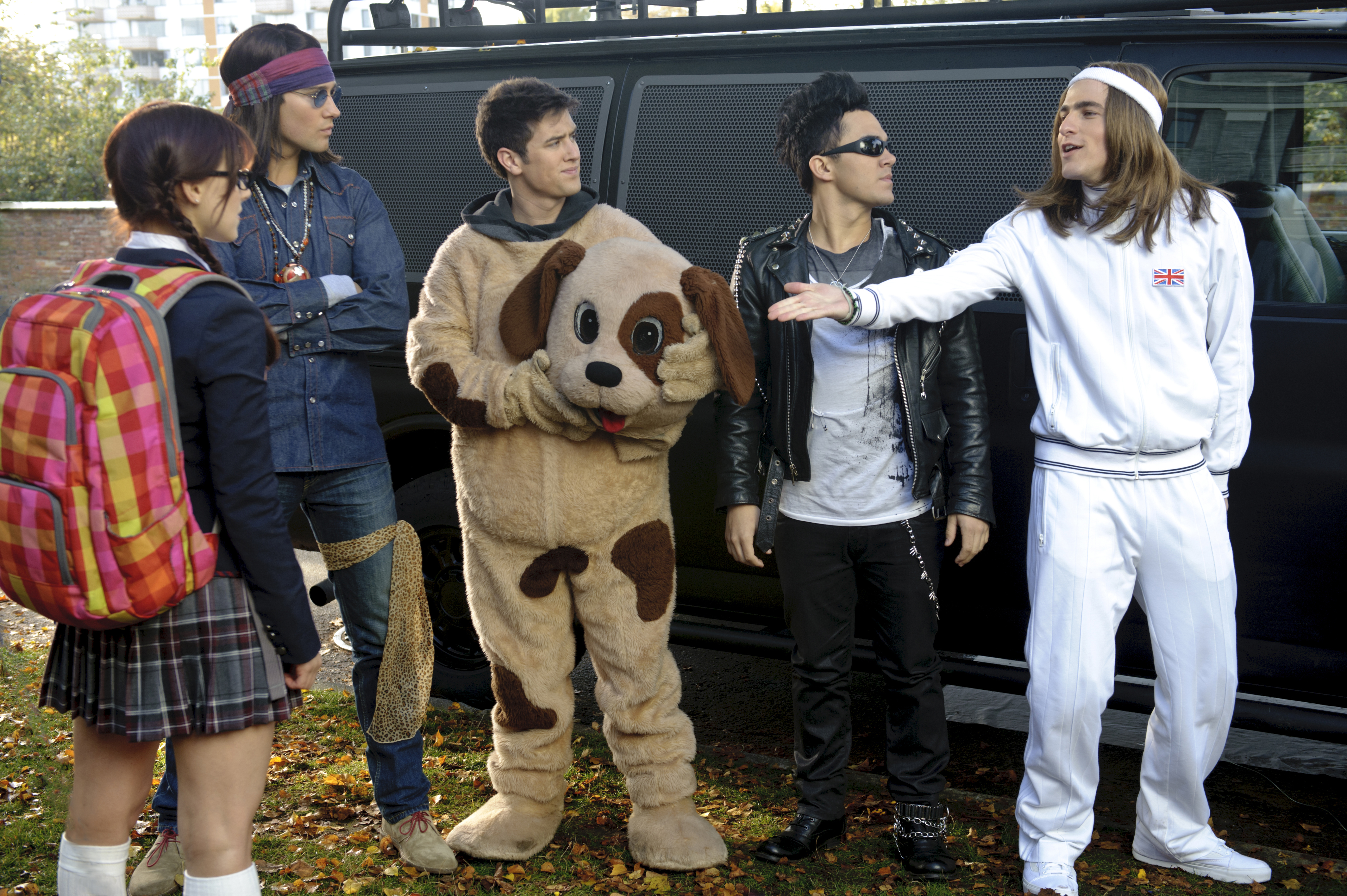 Still of Kendall Schmidt, Emma Lahana, Carlos PenaVega, James Maslow and Logan Henderson in Big Time Movie (2012)