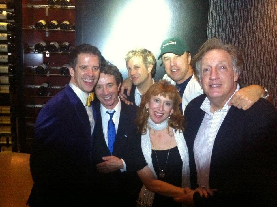 With Martin Short, Kevin Nealon, Jeff Babko, Alan Zweibel and Teresa Thome for LaughFest