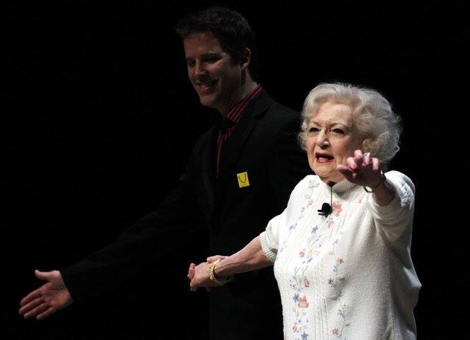 With Betty White for LaughFest
