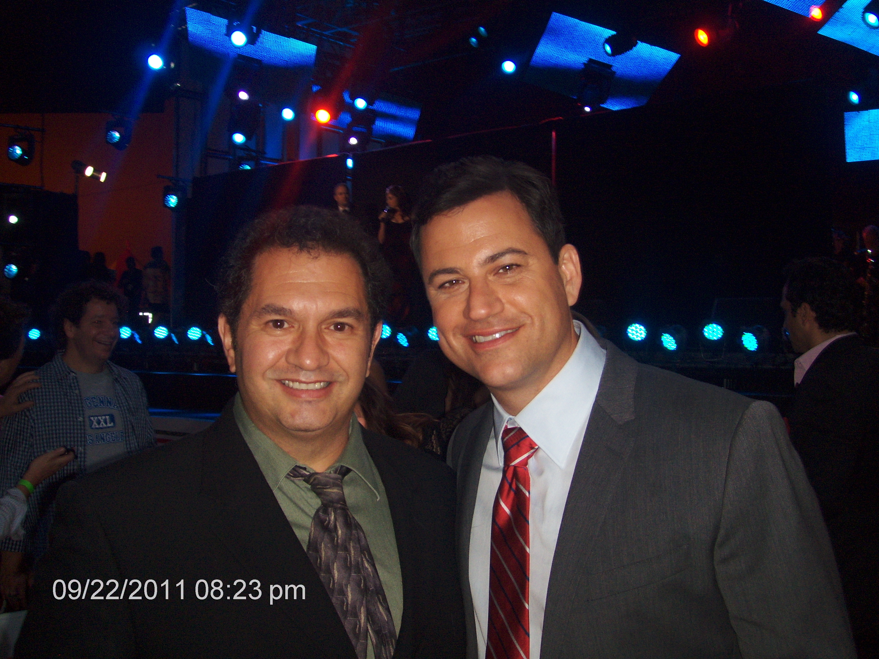 Eddie Napolillo and Jimmy Kimmel