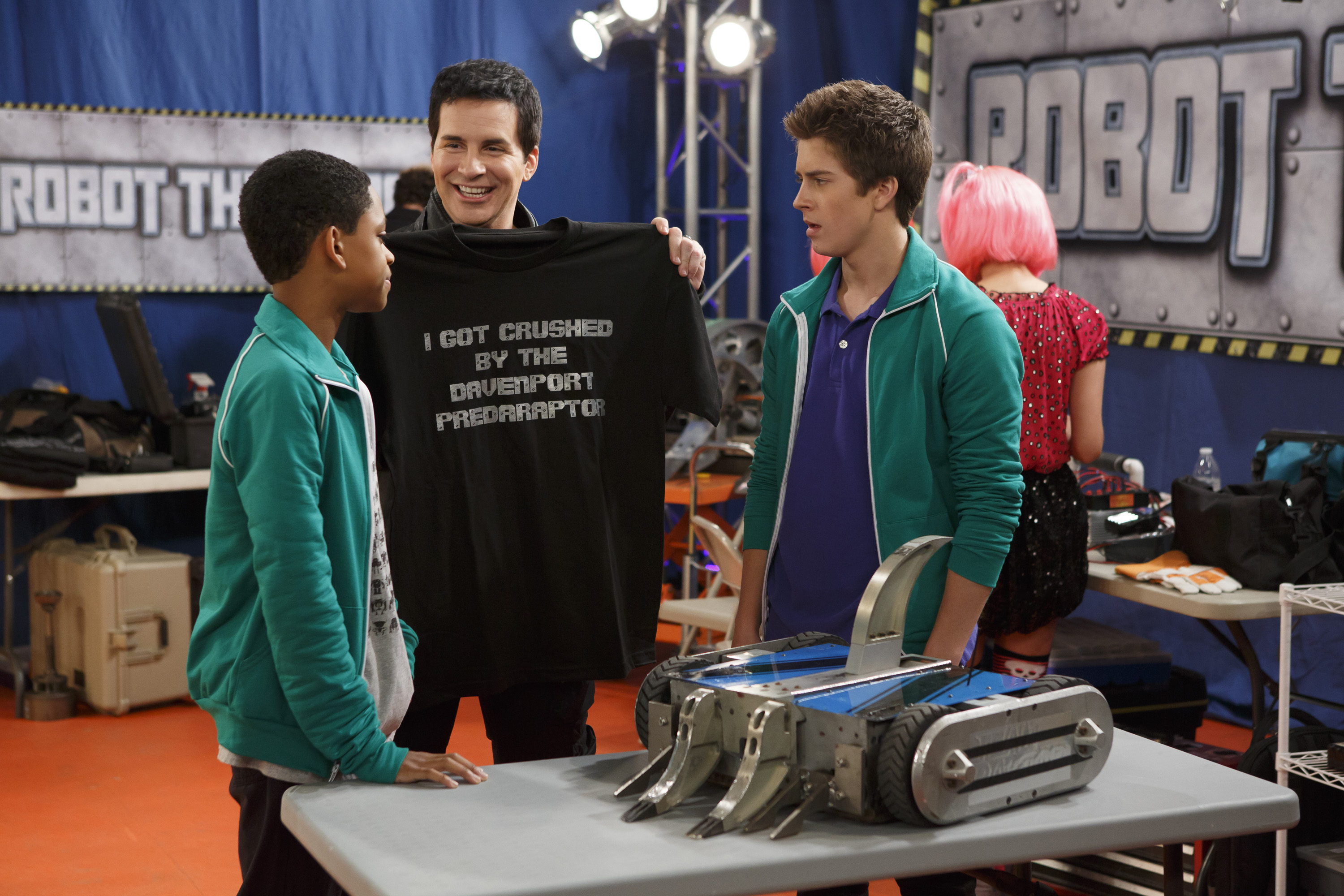 Still of Hal Sparks, Tyrel Jackson Williams and Billy Unger in Lab Rats (2012)