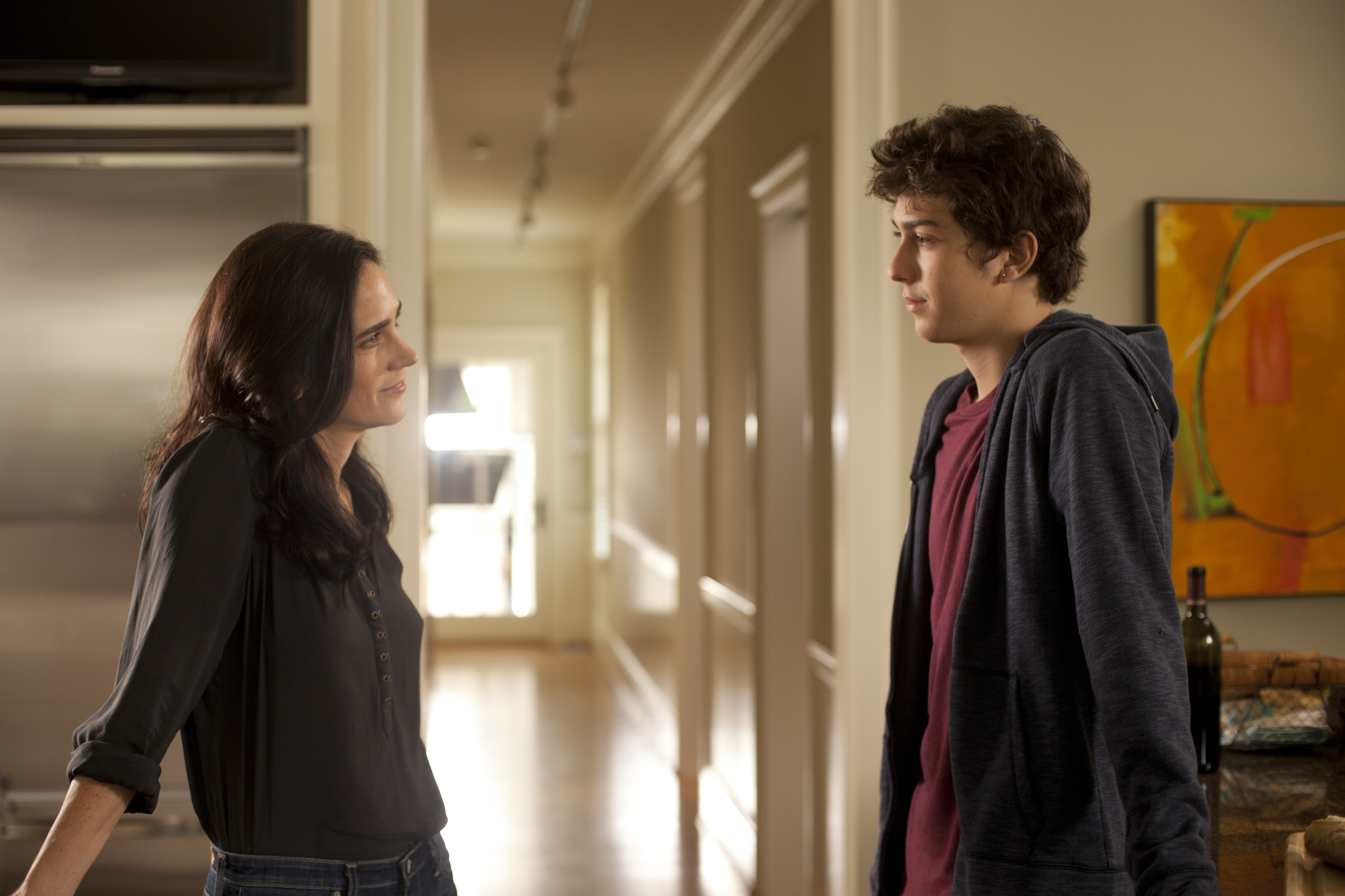 Still of Jennifer Connelly and Nat Wolff in Stuck in Love (2012)