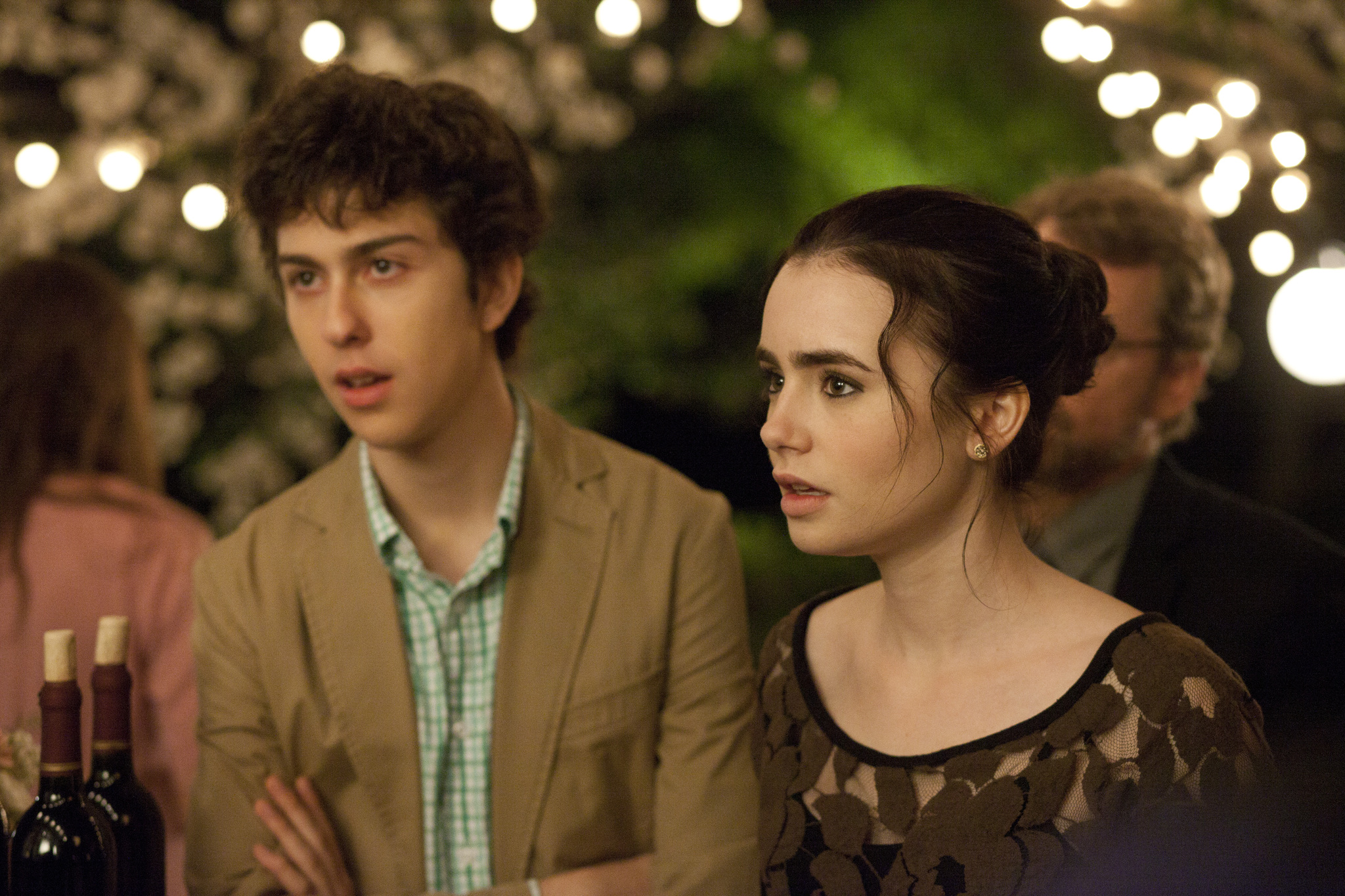 Still of Nat Wolff and Lily Collins in Stuck in Love (2012)