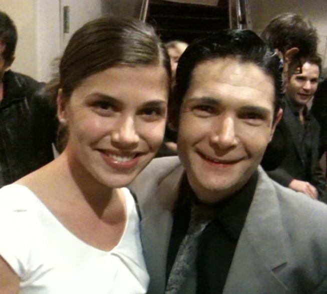 Corey Feldman and I at the premiere of 'Six Degrees of Hell'