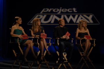 Still of Natalie Portman, Heidi Klum, Nina Garcia and Michael Kors in Project Runway (2004)