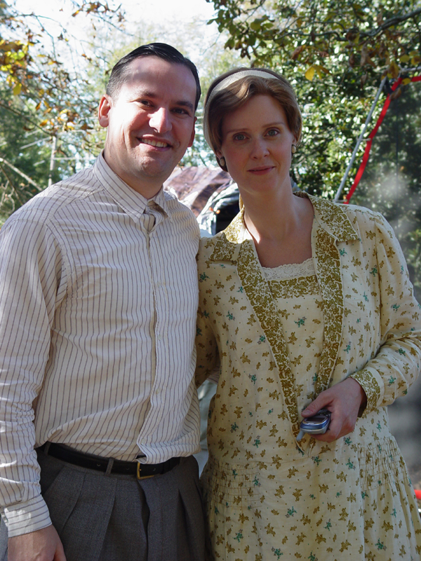 with Cynthia Nixon in Warm Springs