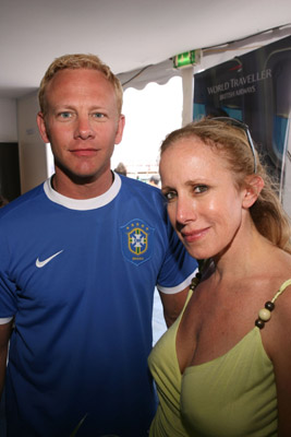 Ian Ziering and Elana Krausz