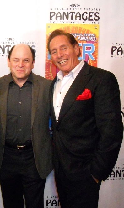 Actors Jason Alexander and Mark Valinsky, On the Red Carpet at Opening Night of the play 