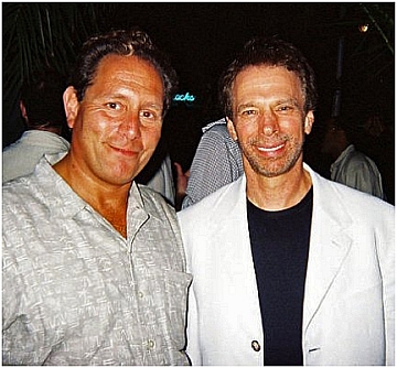 Mark Valinsky and Jerry Bruckheimer at movie premier after party