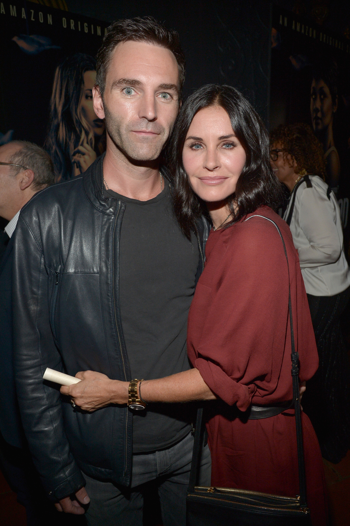 Courteney Cox and John McDaid at event of Hand of God (2014)