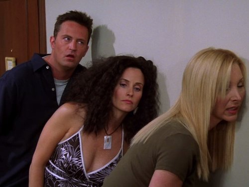 Courteney Cox, Lisa Kudrow and Matthew Perry