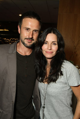 David Arquette and Courteney Cox at event of Appaloosa (2008)