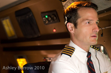 Alan Pietruszewski as the pilot in the SAG short VESSEL, directed by Clark Baker, June 6, 2010.