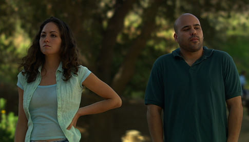 Still of Kimberly-Rose Wolter and Daniel Cariaga in Tre (2006)