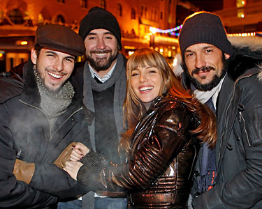 Jason Day, Ricardo De Montreuil, Elsa Pataky and Enrique Murciano at Sundance Film Festival