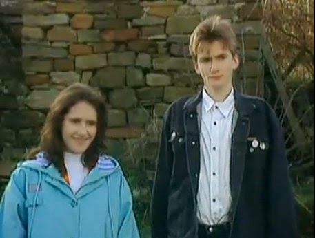 As Fiona MacDonald in 'The Secret of Croftmore' with fellow actor David Tennant.