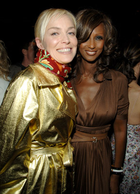 Sharon Stone and Iman at event of Basic Instinct 2 (2006)