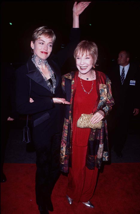 Sharon Stone and Shirley MacLaine at event of The Evening Star (1996)