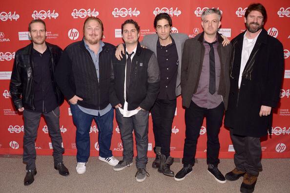 Gary Michael Schultz, Keith Kjarval, Tyler Jackson, Joey Bicicchi, Ben Ruffman and Kurt Rauer at Sundance 2014 premiere of Rudderless.