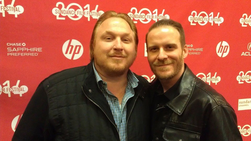 Keith Kjarval and Gary Michael Schultz at Sundance 2014 for Rudderless Premiere.