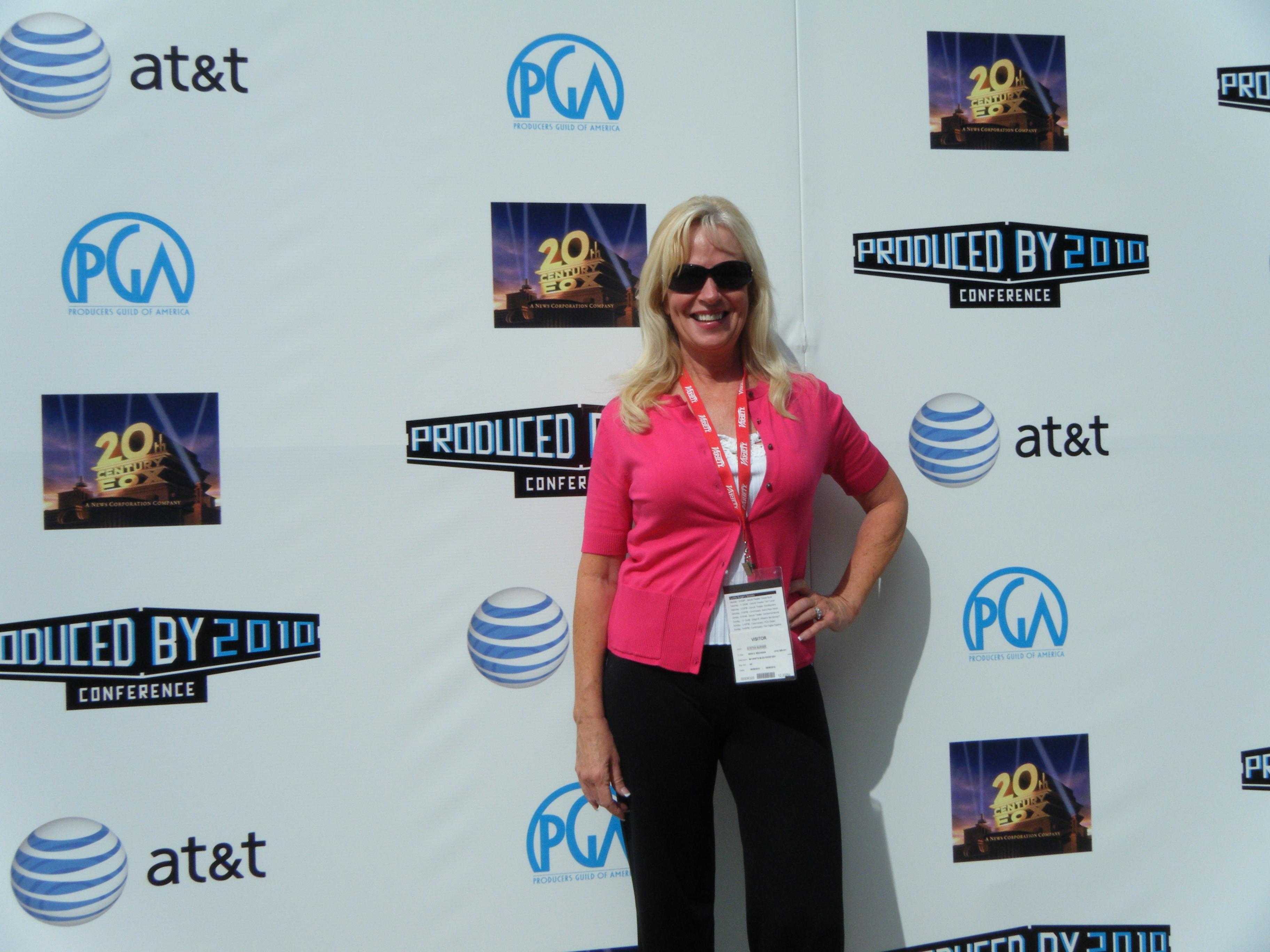 WIFE CINDY & STEVE AT A PRODUCERS GUILD EVENT