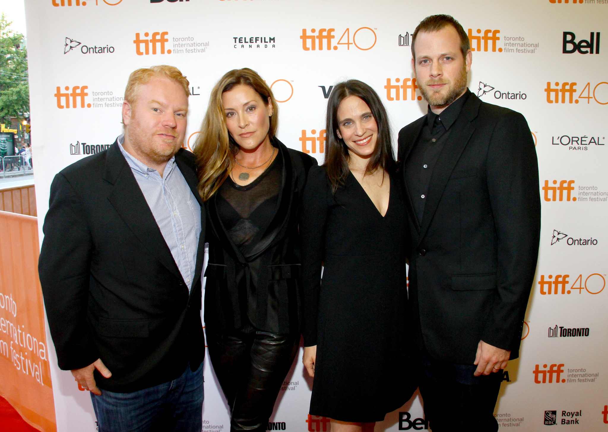Paige Dylan, Adam Salky, Mike Harrop and Amy Koppelman at event of I Smile Back (2015)