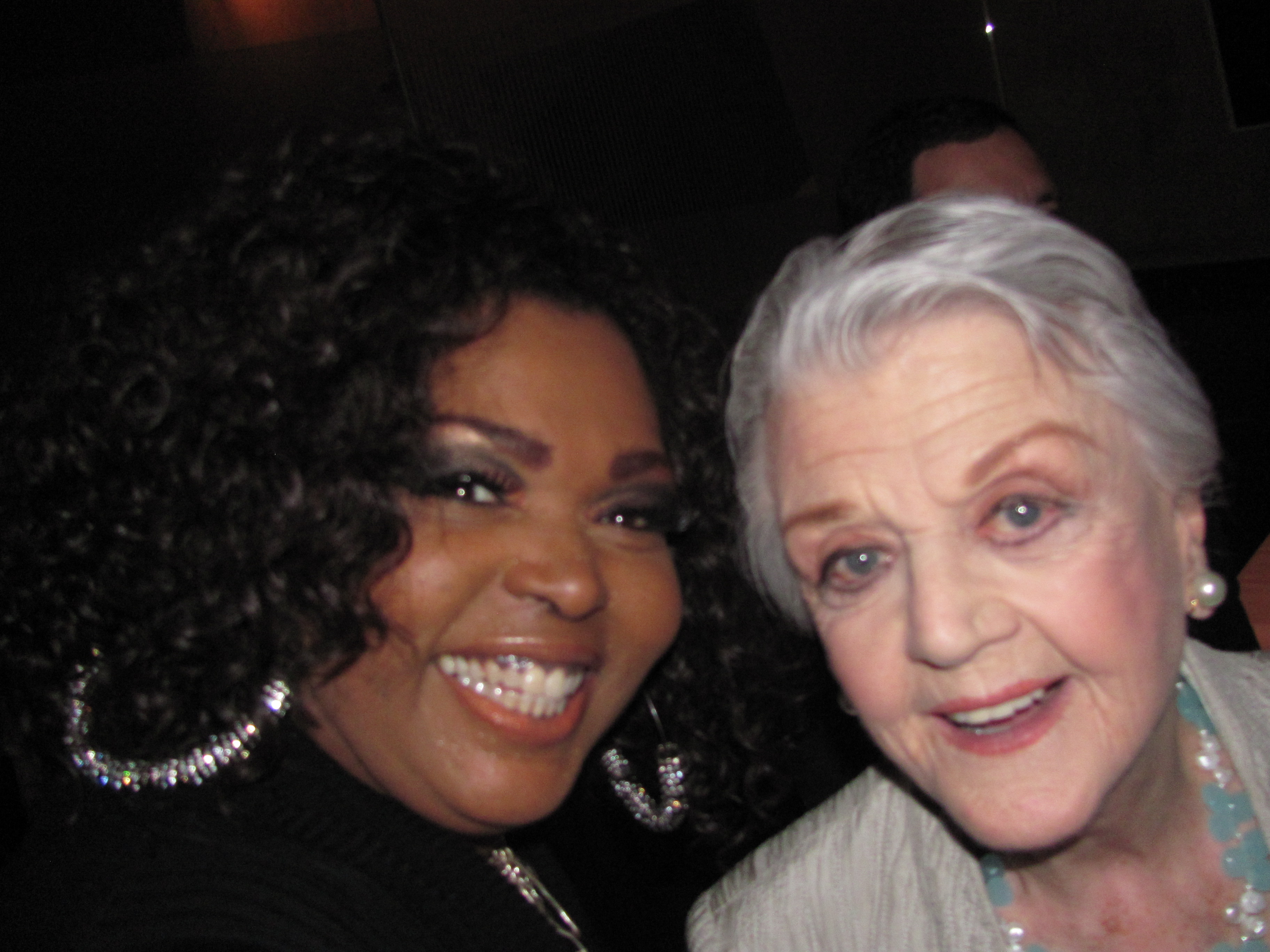 Liz and Angela Lansbury at Opening night of the 2012 revival of Gore Vidals The Best Man.