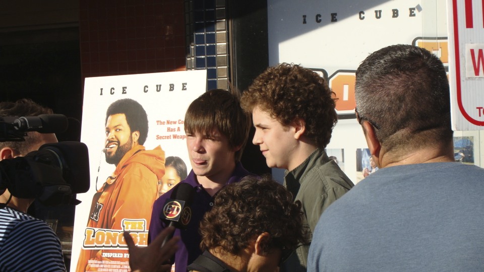 Alan Aisenberg with Actor Miles Chandler at the 2008 Premiere of 