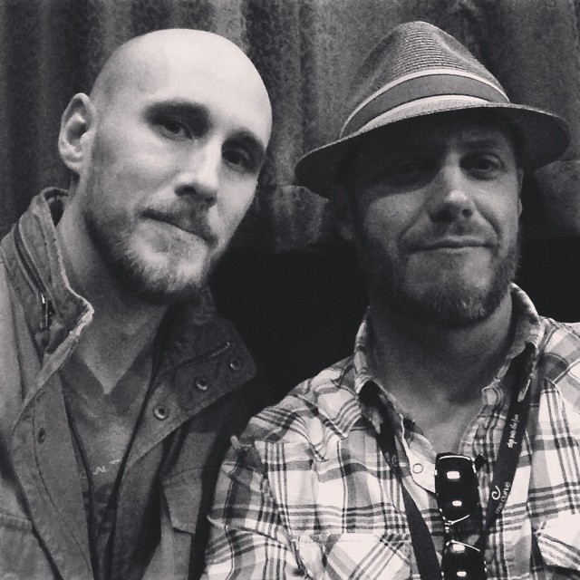 Matt Duggan and Josh Wingate at the 2014 AMFM Fest for West Coast premiere of Inverse.