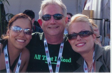 Stephanie Johnson, Harold Hergott and Audra J. Morgan at the 2005 Cannes International Film Festival.