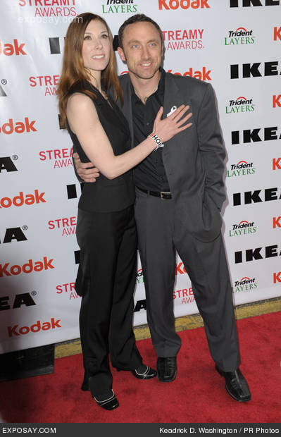 Joel Bryant and Deven Green on the Streamy Awards 2010 red carpet