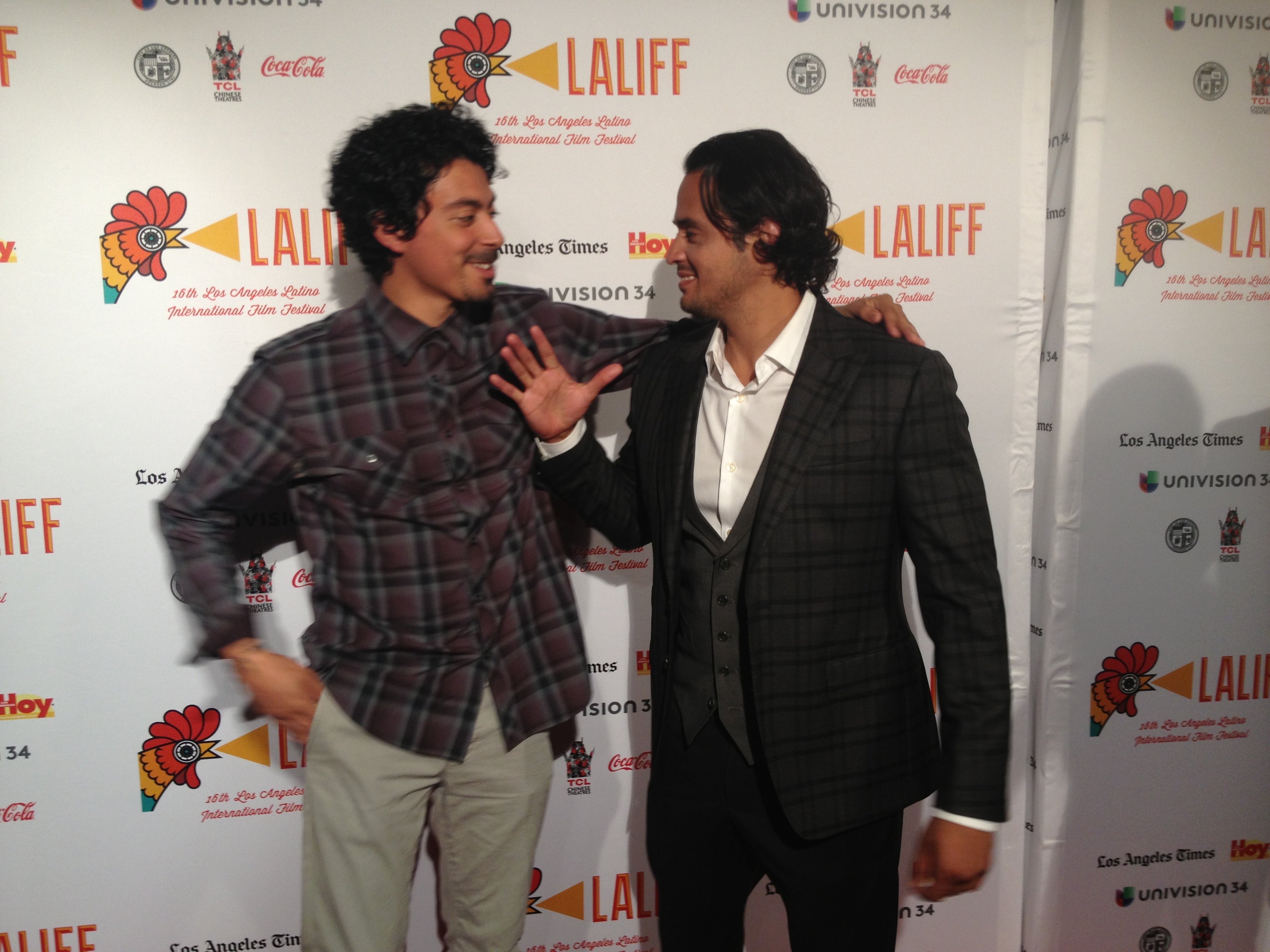 Matias Ponce and Adrian Quinonez at The Los Angeles International Film Festival for the screening of 