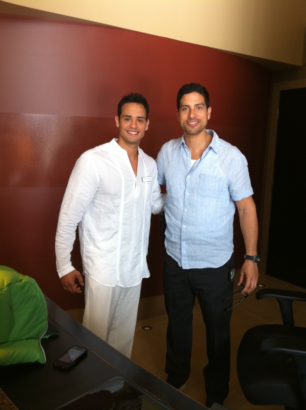 Adrian Quinonez and Adam Rodriguezon on CSI Miami