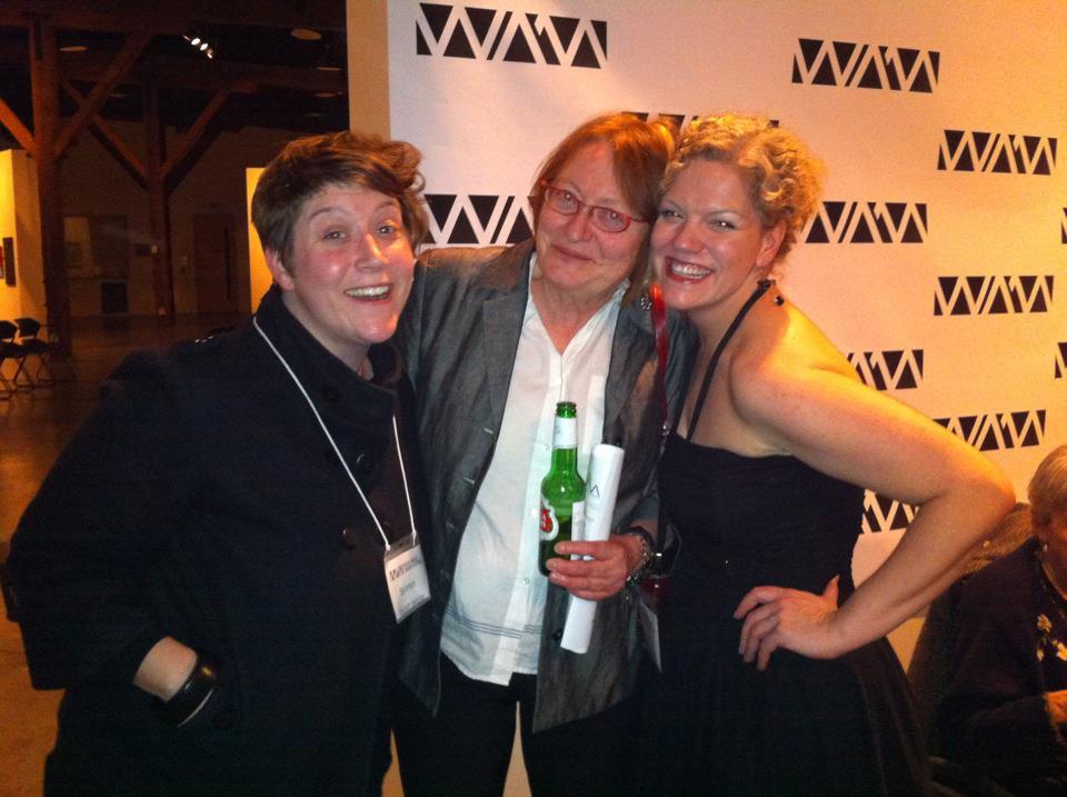 Executive Producer of WAM Festival S. Siobhan McCarthy with Festival Funders/ Sponsors Opening Night Gala