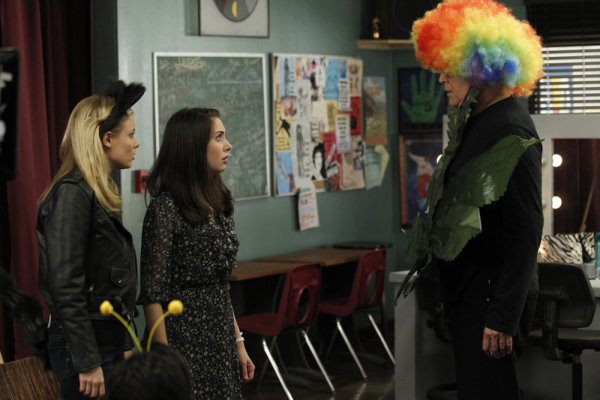 Still of Chevy Chase, Alison Brie and Gillian Jacobs in Community (2009)