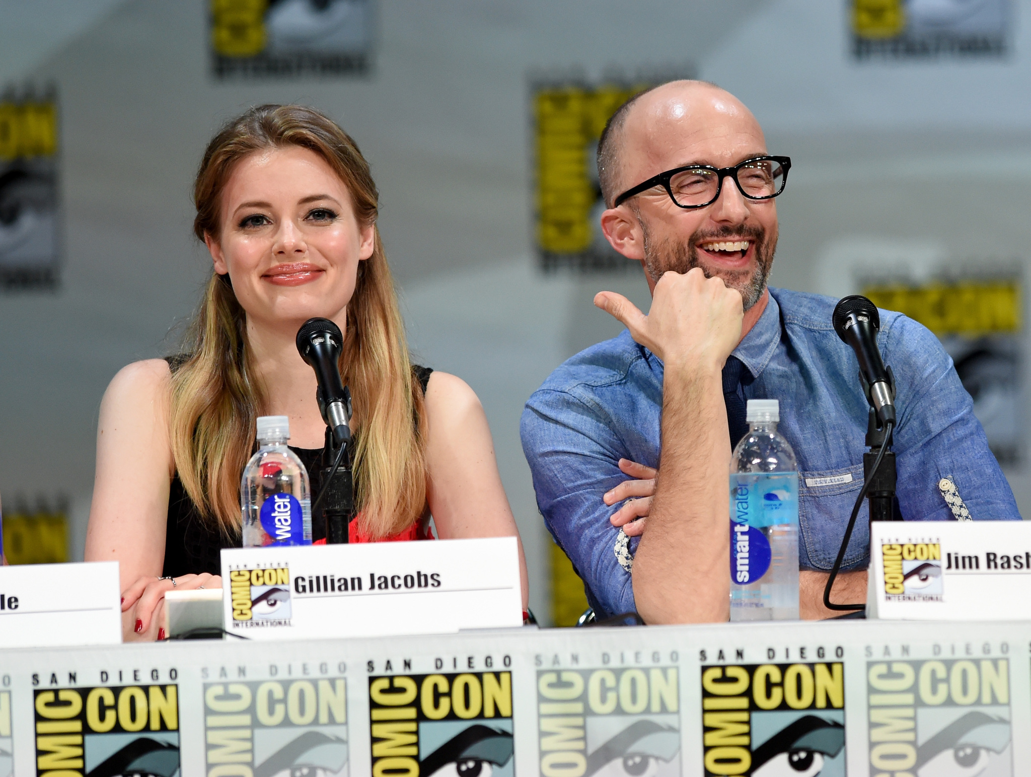 Jim Rash and Gillian Jacobs at event of Community (2009)