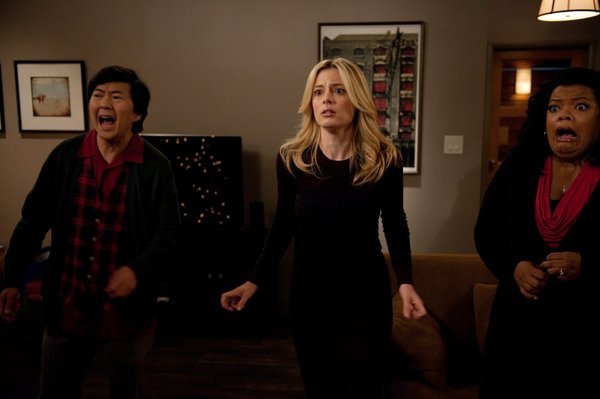 Still of Ken Jeong, Yvette Nicole Brown and Gillian Jacobs in Community (2009)