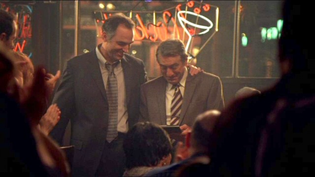 PETER LEWIS with ROBERT DE NIRO in the feature film, 