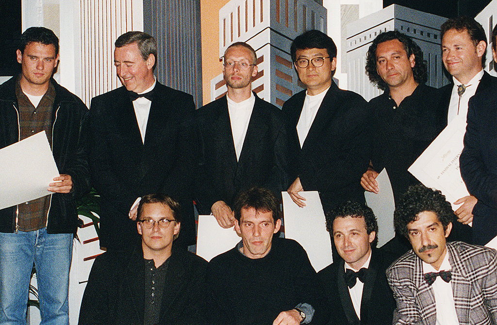 Wayne Traudt (back row, 3rd from left) at event of The Cannes International Film Festival - Critics Week Awards Dinner (1995)