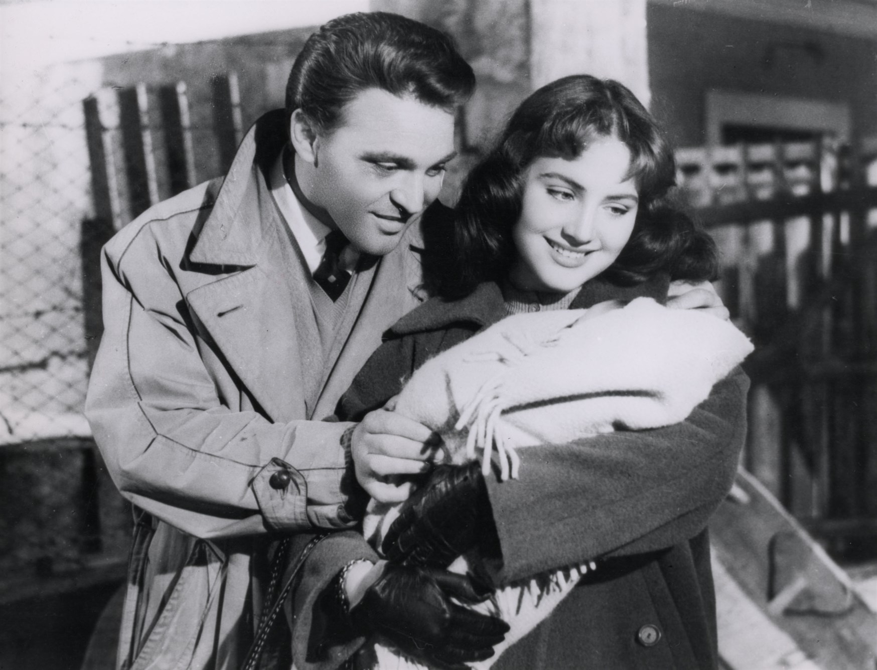 Still of Franco Fabrizi and Leonora Ruffo in I vitelloni (1953)