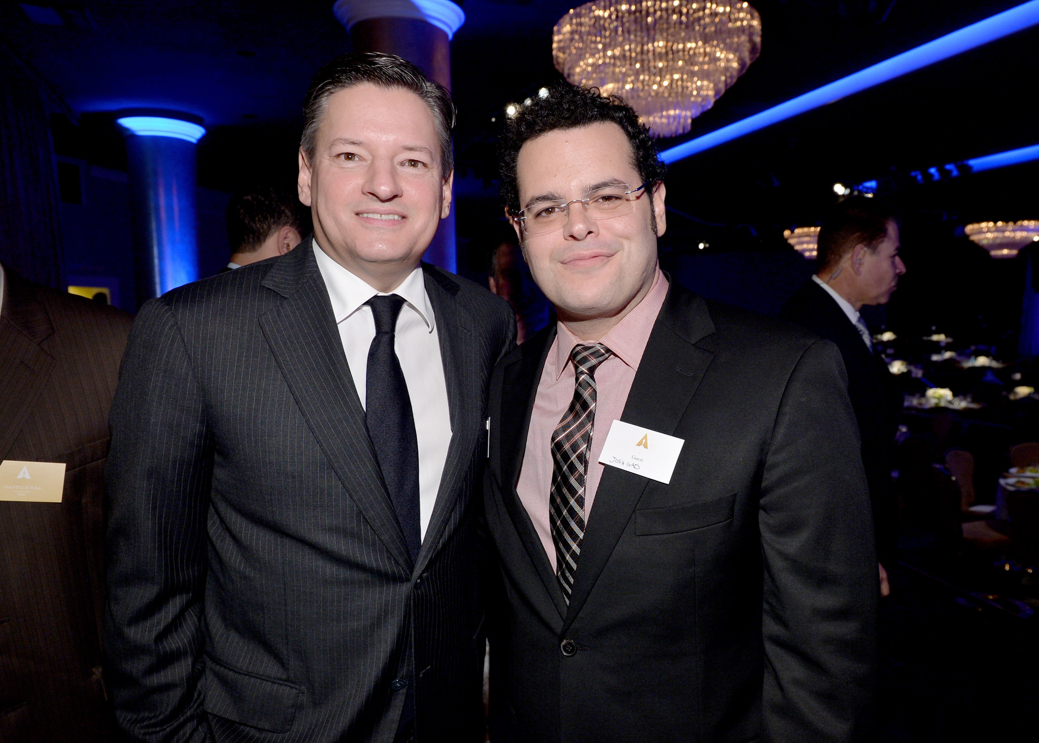 Josh Gad and Ted Sarandos