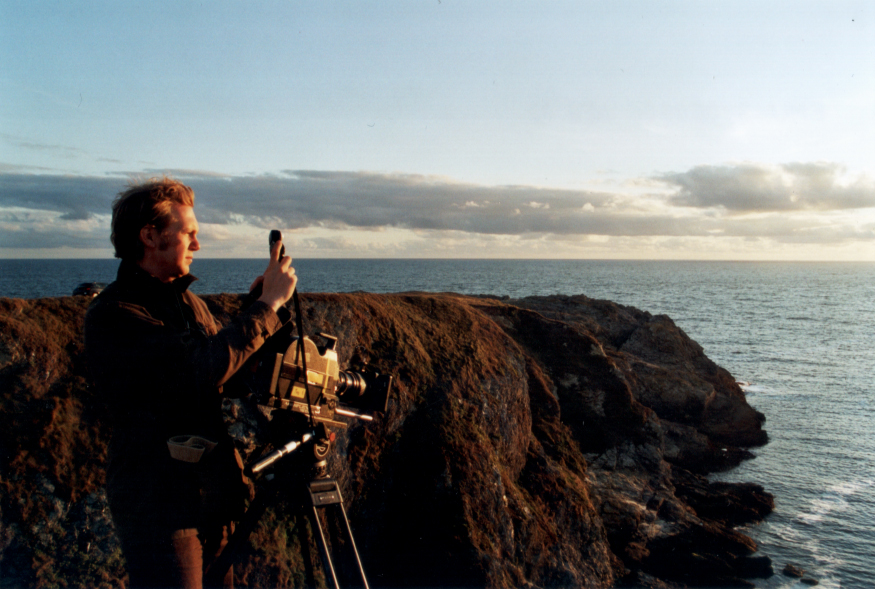 Christoph Englert on location Belle Ile en Mer, France for THE WATCHMAN AND THE LITTLE GIRL. Additional photography.