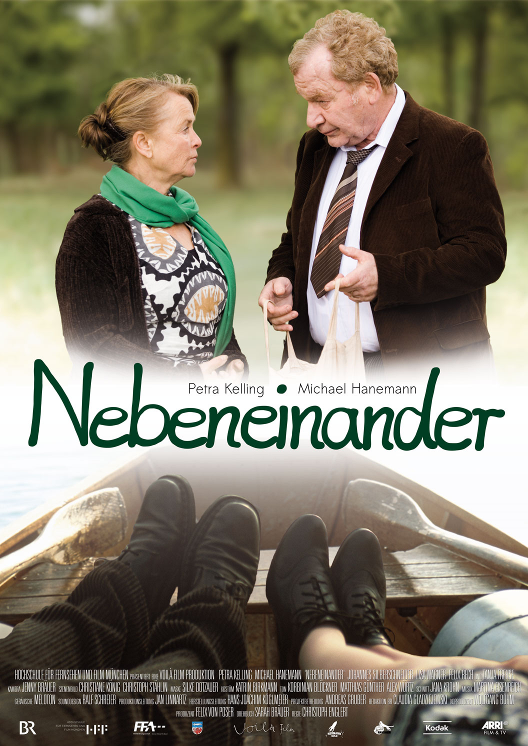 Poster for the Shortfilm NEBENEINANDER (2010) intl. titel: SIDE BY SIDE Dir. Christoph Englert Starring: Petra Kelling, Michael Hanemann