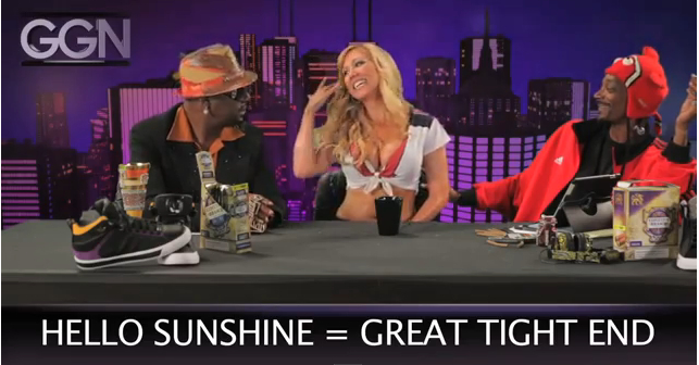 Still The Bishop Don Magic Juan, Cindy Merrill (as Hello Sunshine) and Snoop Dogg on 