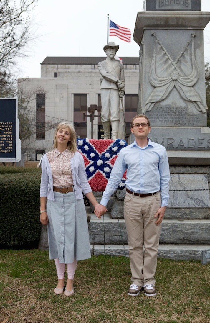 John Safran and Kristen Condon in Alabama for Race Relations