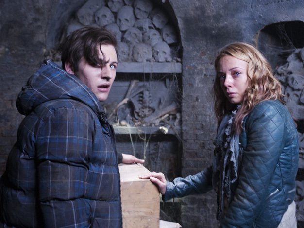 Still of Sacha Parkinson and Will Payne in Fright Night 2 (2013)